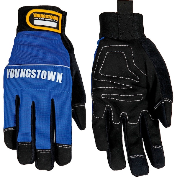 Youngstown Glove High Dexterity Gloves, 2XL, Blue, Synthetic Suede 06-3020-60-XXL - main